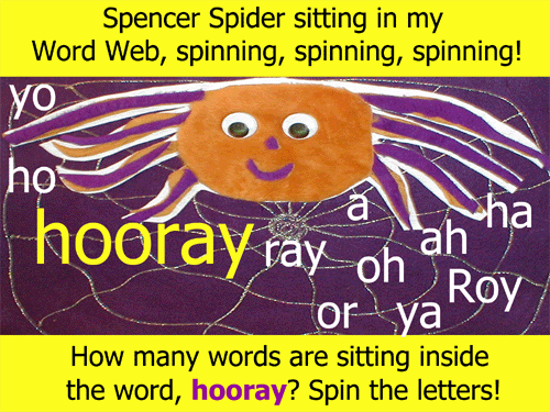 Spencer Spinning Spelling Spider